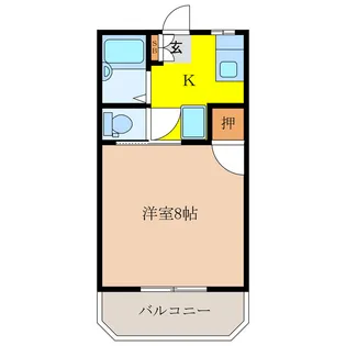 プレミールハイツ【2階】の間取り
