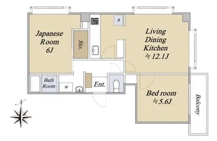 COND/鎌倉【3階】の間取り