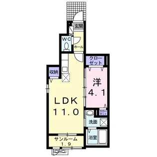 モデルノ α【1階】の間取り