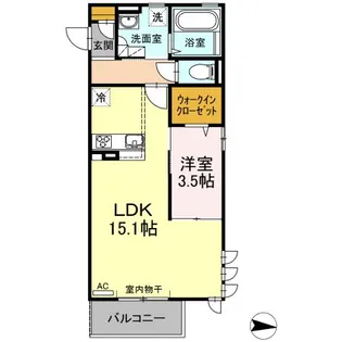 A-bright【3階】の間取り