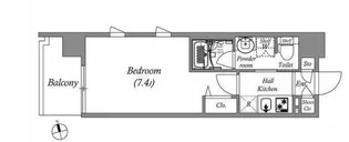 エスタート品川南大井II【4階】の間取り