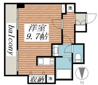 モカネスト久が原【4階】の間取り