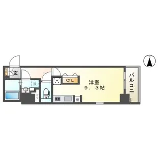 カーサ・グランデ葵【6階】の間取り