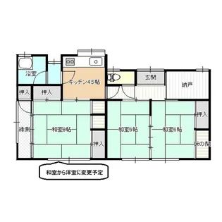 喜多アパート【1階】の間取り