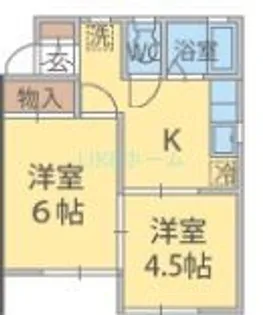 アネックス美至A【2階】の間取り