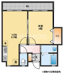 グローヒルズ【1階】の間取り
