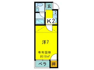 第6セイワコート【3階】の間取り