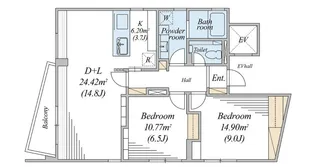 TER SOI.【3階】の間取り