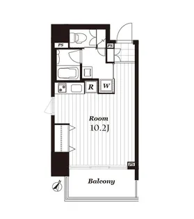 レックス芝浦【9階】の間取り