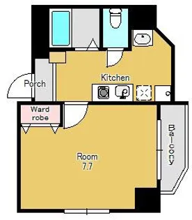 メゾンドプチシャン【2階】の間取り
