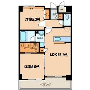 サウスフォー【4階】の間取り