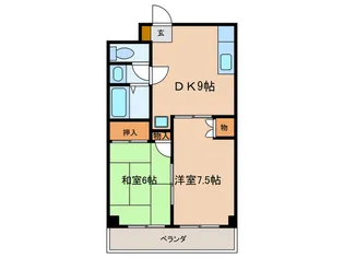 エスペランサ・ミズノ【2階】の間取り