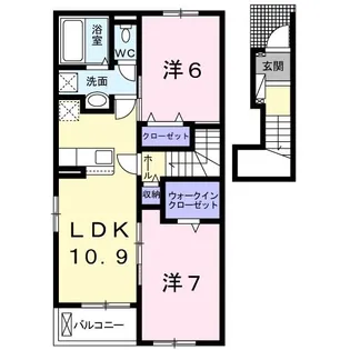 サンクレアIII【2階】の間取り