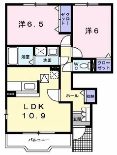 セイラン【1階】の間取り