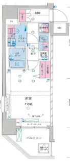 GENOVIA東日暮里greenveil【5階】の間取り