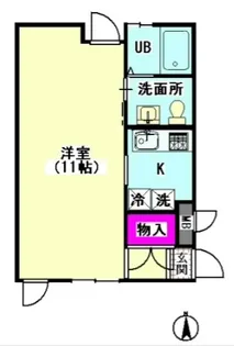 バナナコート【1階】の間取り