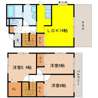 パークサイドテラスの間取り