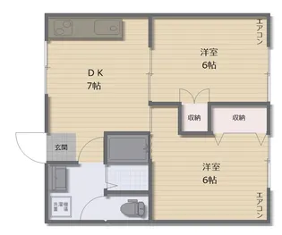 上野原パインクレスト【1階】の間取り