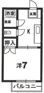 フローレンス川内【2階】の間取り