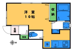 ルピナスさくら【1階】の間取り