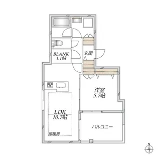 LIGHTHOUSE【2階】の間取り