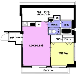 ビューノ三鷹の森【3階】の間取り