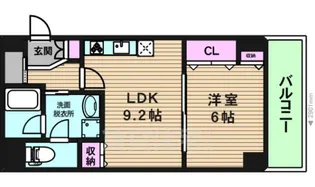 グレイス今里【2階】の間取り