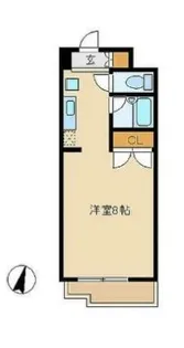 TOP矢部第1【8階】の間取り