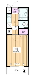 コンフォートファースト【1階】の間取り