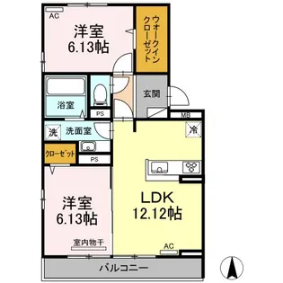 チェリーコートIII【3階】の間取り