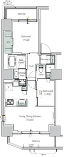 ONE ROOF RESIDENCE NISHINIPPORI【5階】の間取り