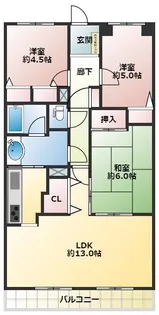 LEO拾八番館【1階】の間取り