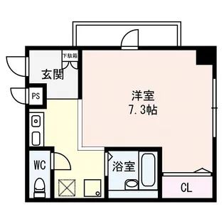 サンシャイン戸川【8階】の間取り