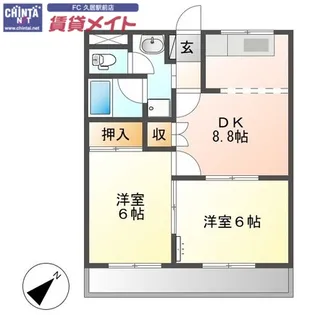 ファーストロード【2階】の間取り