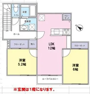 Prima・Villa【3階】の間取り