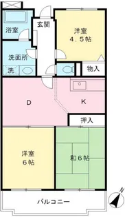 グランドール【4階】の間取り