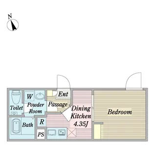 ブライト品川【5階】の間取り