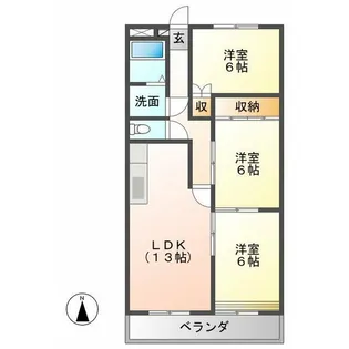 サンロレンツォ【2階】の間取り