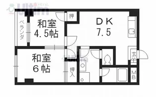 ORYZA東寺【4階】の間取り