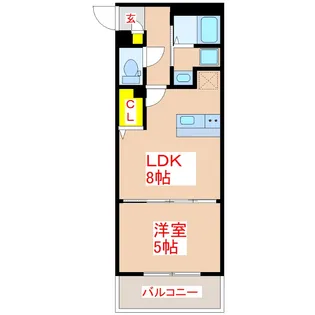 Y’sBLD.22【4階】の間取り
