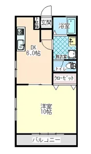 コーポ玉水II【2階】の間取り