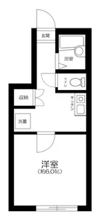 ハイステージ南雪谷【1階】の間取り