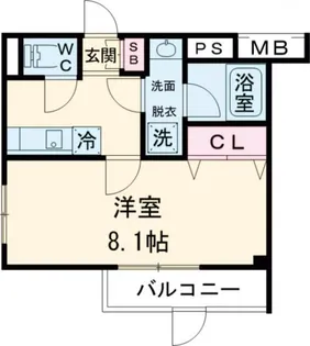 リライア西調布【2階】の間取り
