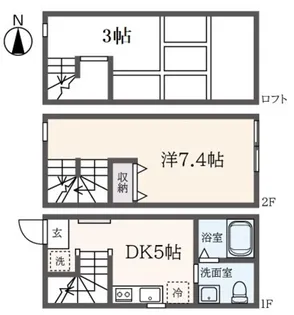シャルムハイム羽根木の間取り