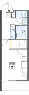 レオパレスエスポアール【3階】の間取り