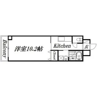 ドエルスイーツ【3階】の間取り