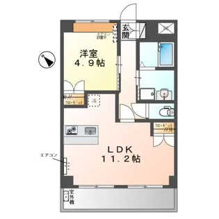 ディモア ハイム (Dimoa Heim)【3階】の間取り
