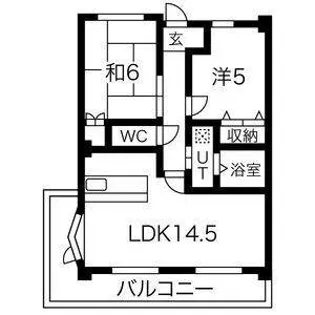 グランメール香久山【3階】の間取り