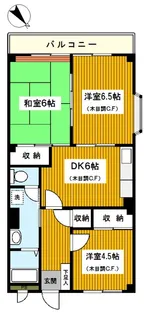 プラティーヌ横濱【1階】の間取り