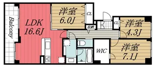 パストラルハイム佐倉志津 弐番館【3階】の間取り